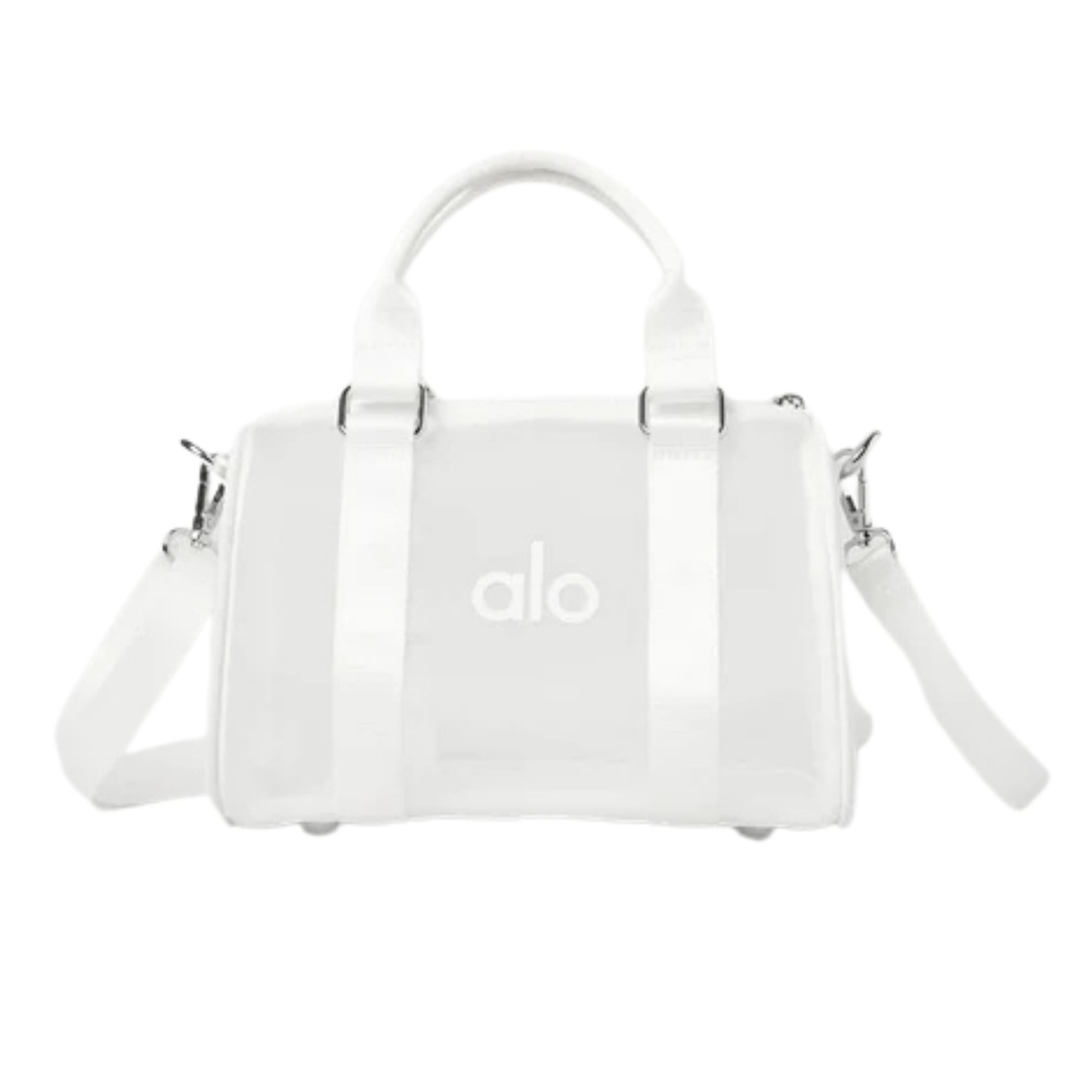 Alo Yoga Mini Sheer Duffle Bag- White
