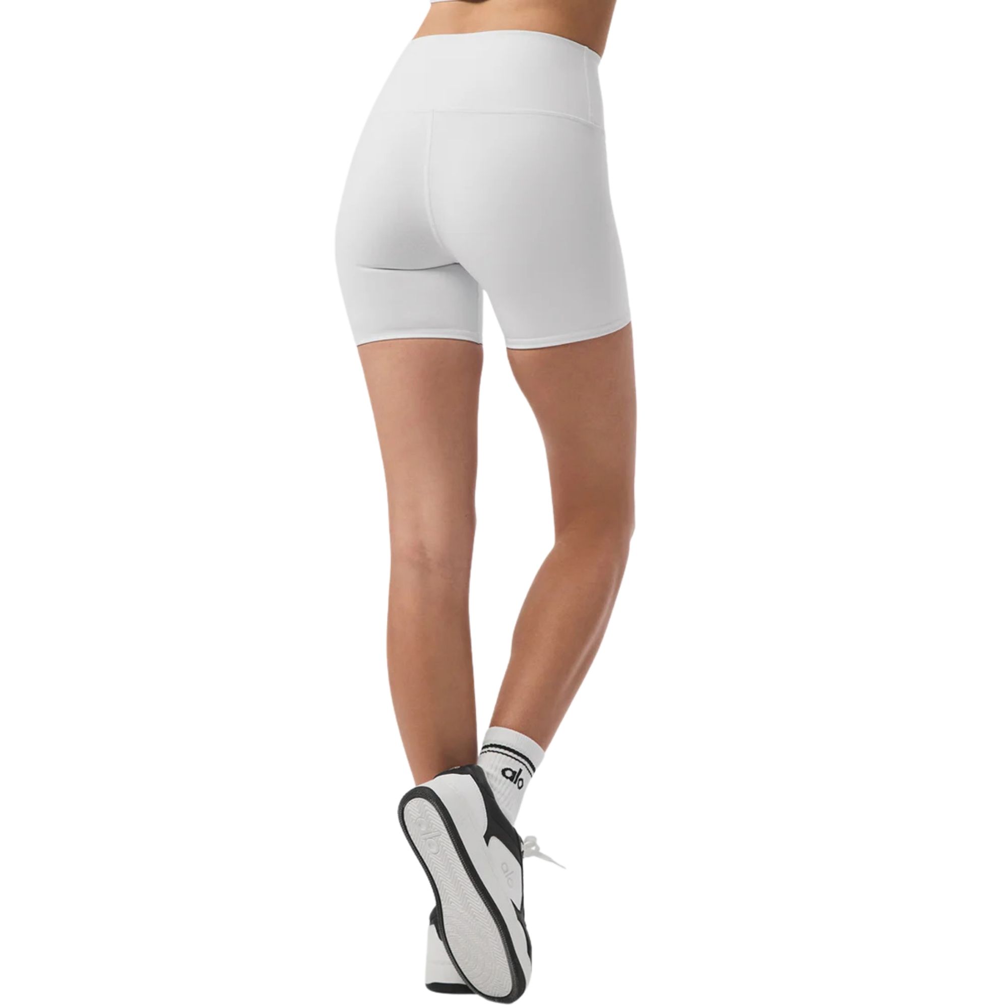 Alo Yoga 5" Airlift Energy Shorts- White 