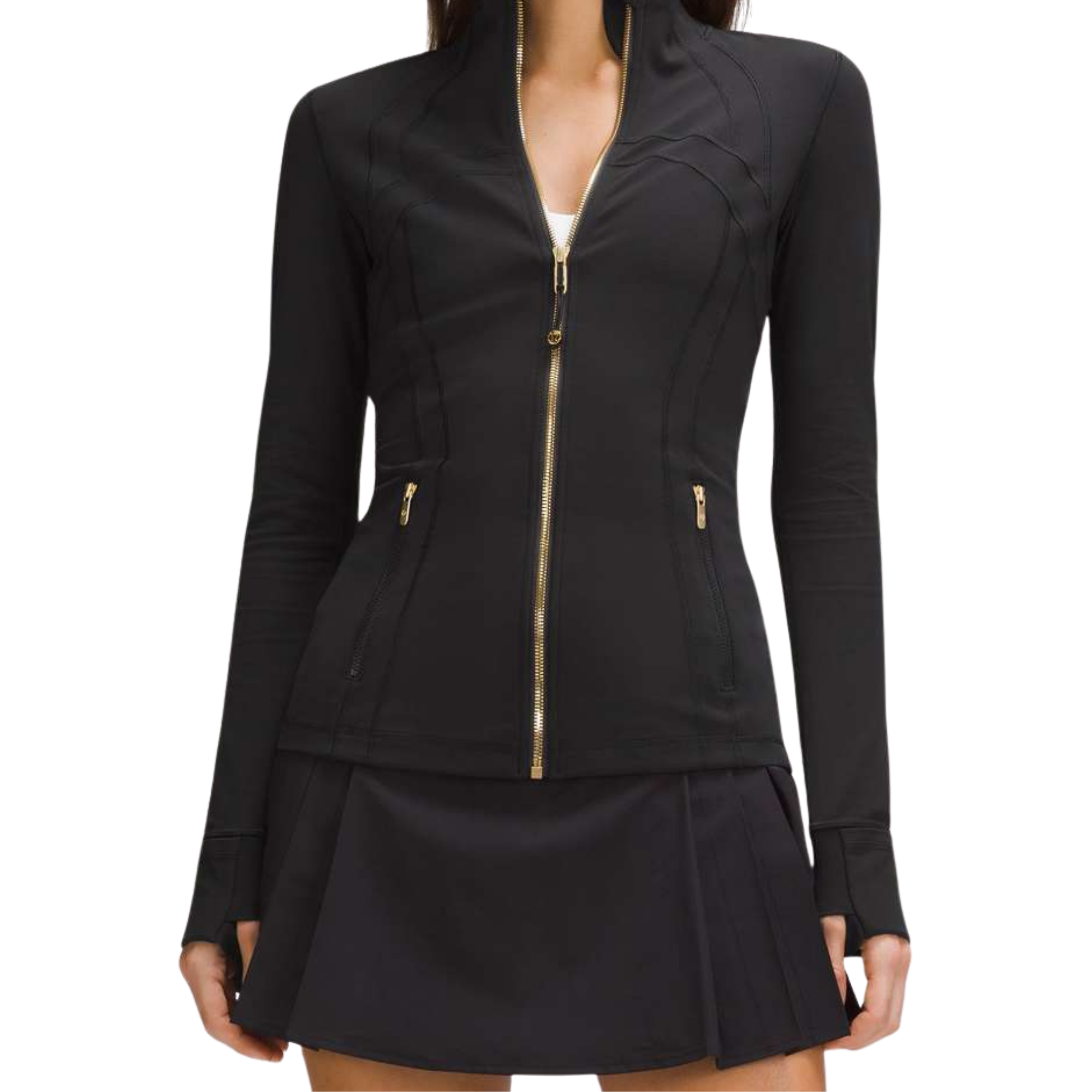 Lululemon Define Jacket Luon- Black with Gold Zipper