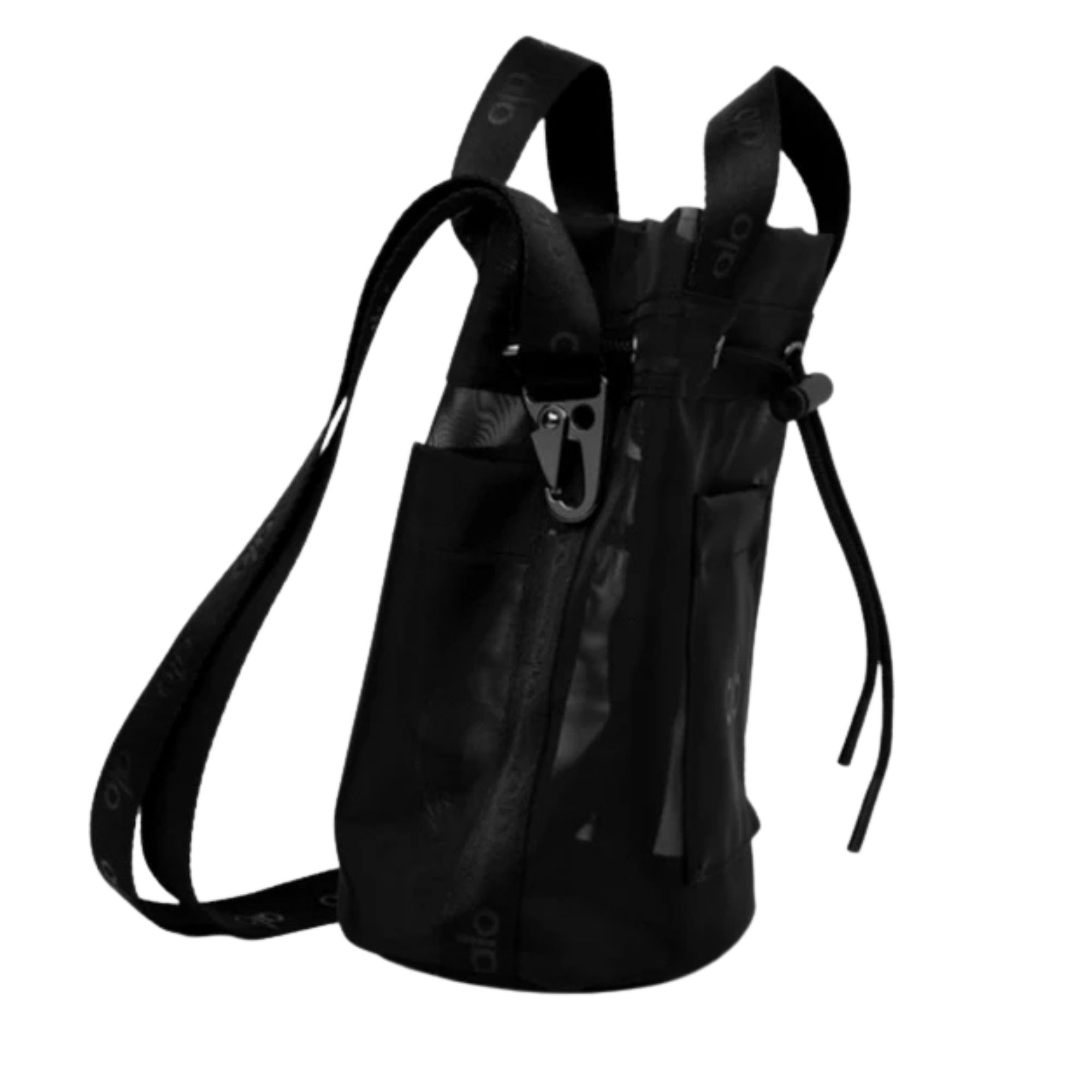 Alo Yoga Sheer Cross Body Bucket Bag- Black 