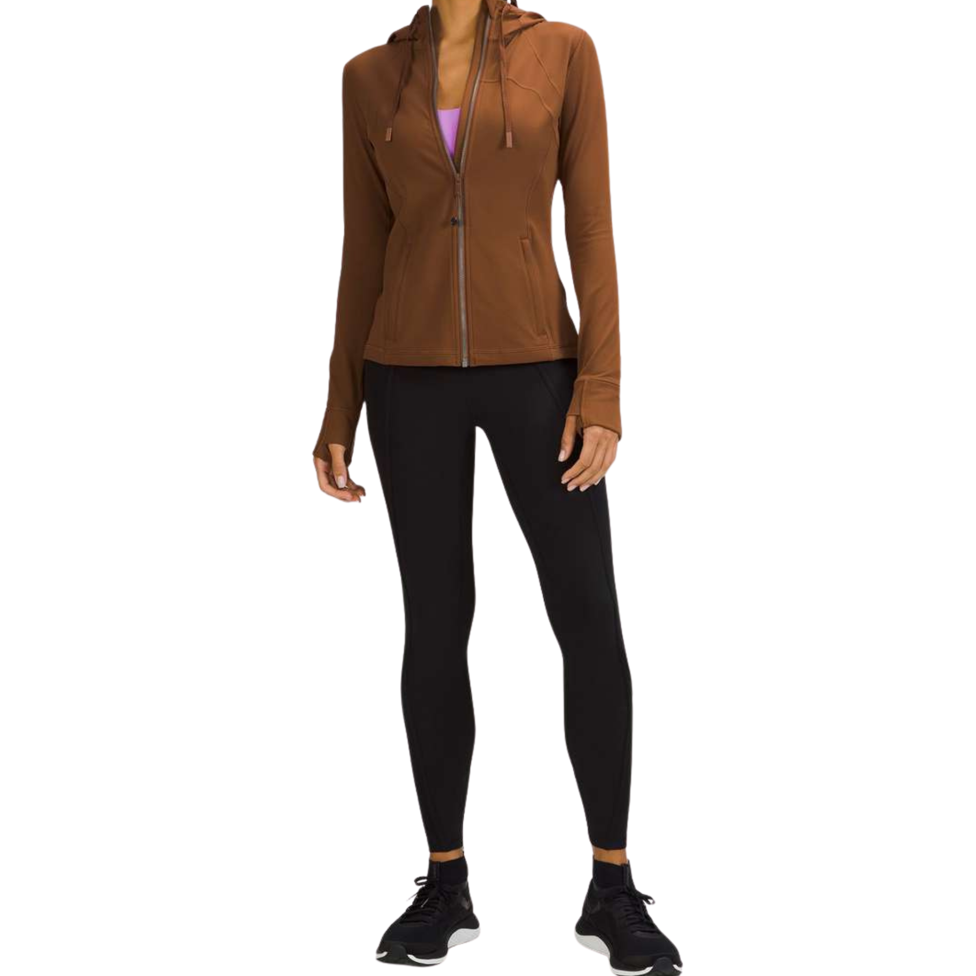 LuluLemon Define Hooded Jacket Nulu- Roasted Brown