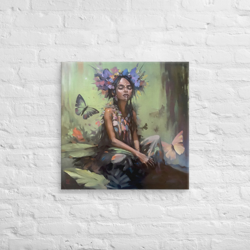 Butterfly Meditation Art Print