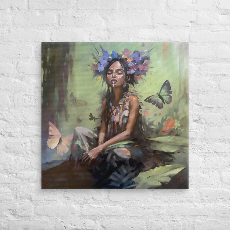 Butterfly Meditation Art Print