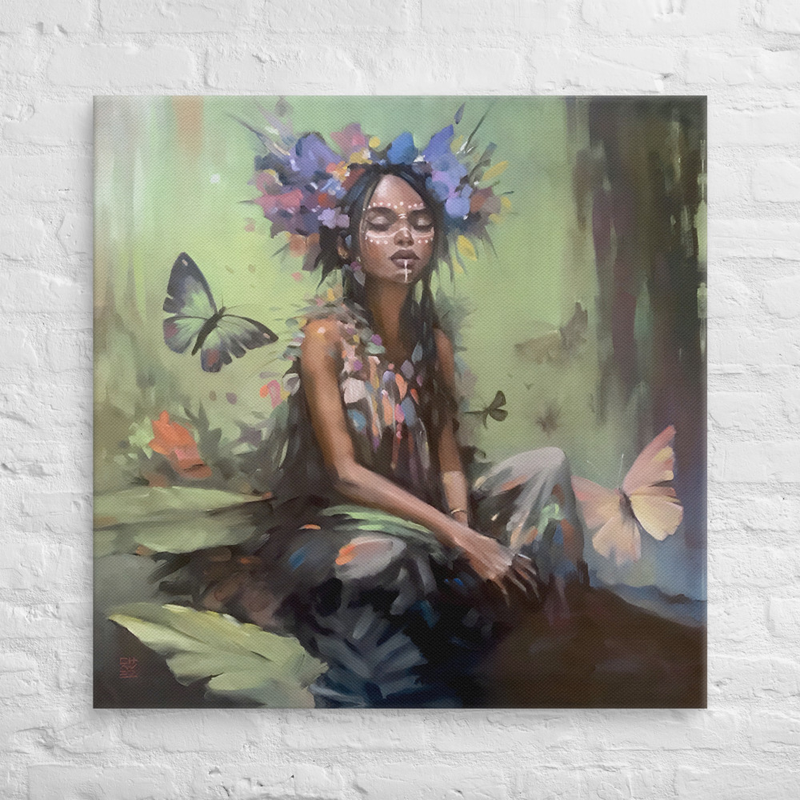 Butterfly Meditation Art Print