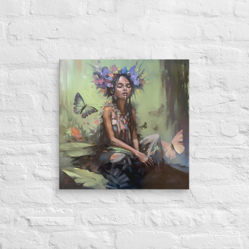 Butterfly Meditation Art Print