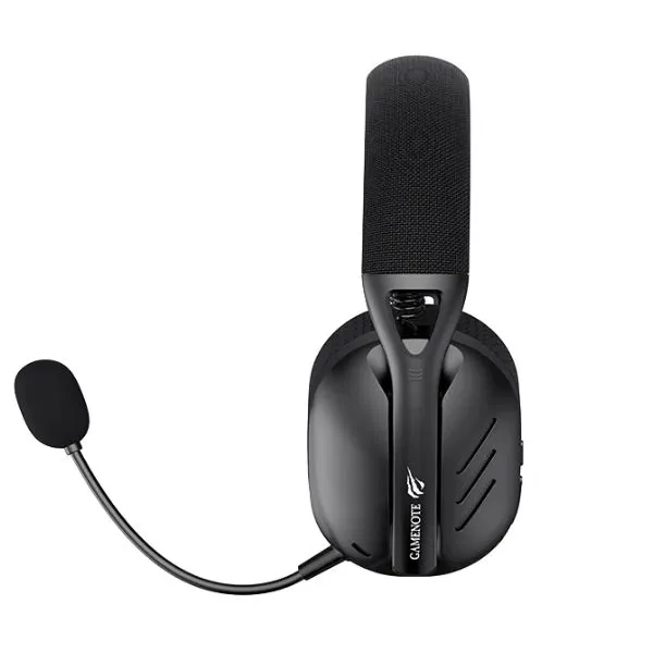 Auriculares gamer con micrófono INALAMBRICOS NEGROS