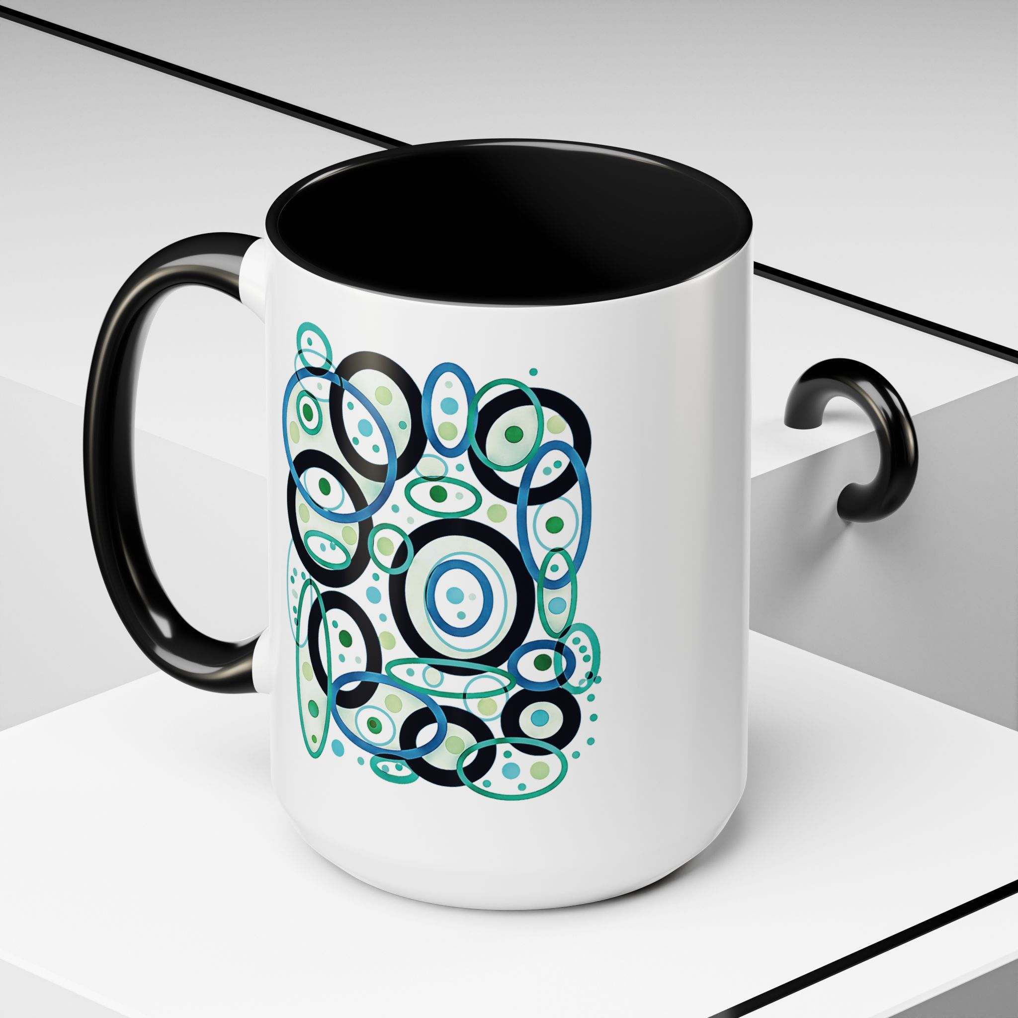 Abstract Artistic Ceramic Mug by KP
