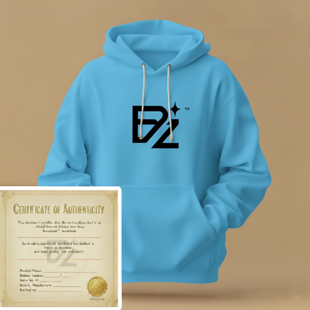  BranZonic BZ3RD Blue Hoodie