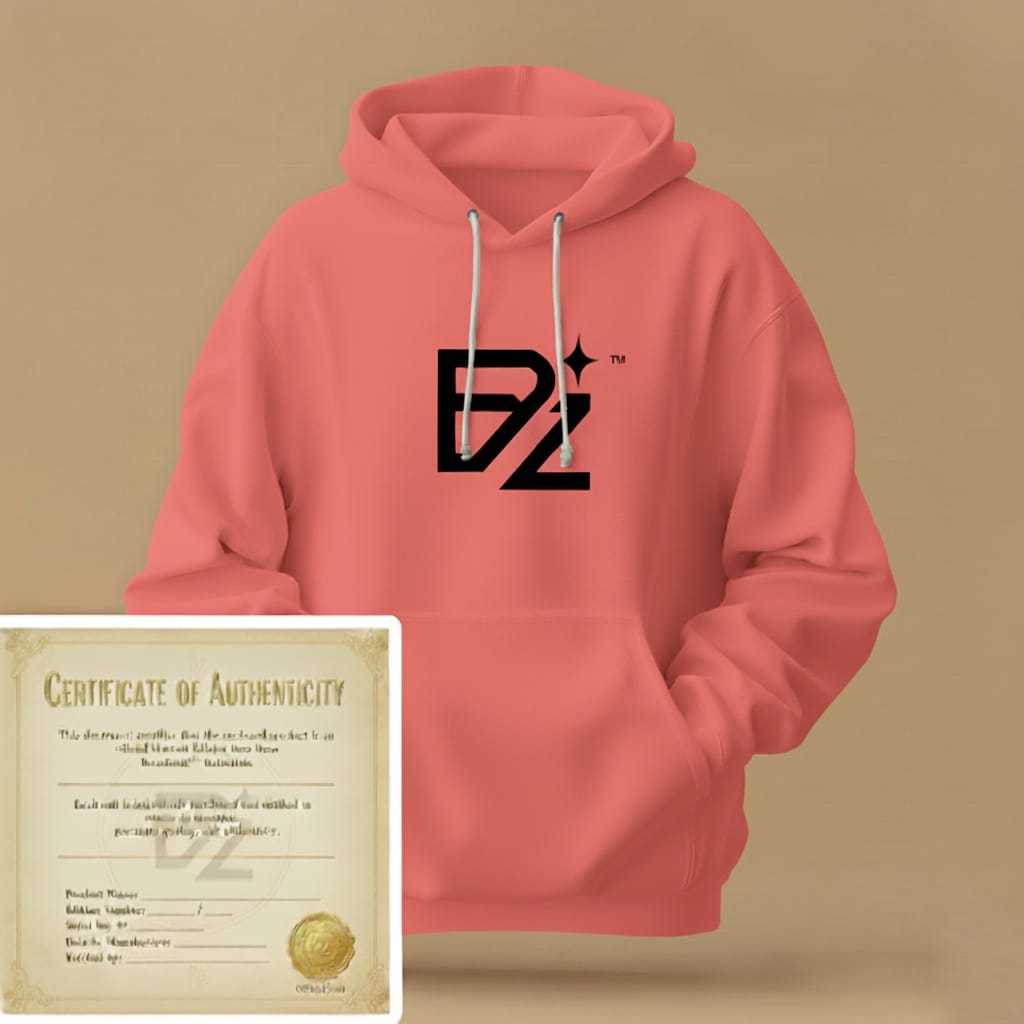 BranZonic BZ2ND Pink Branded Hoodie