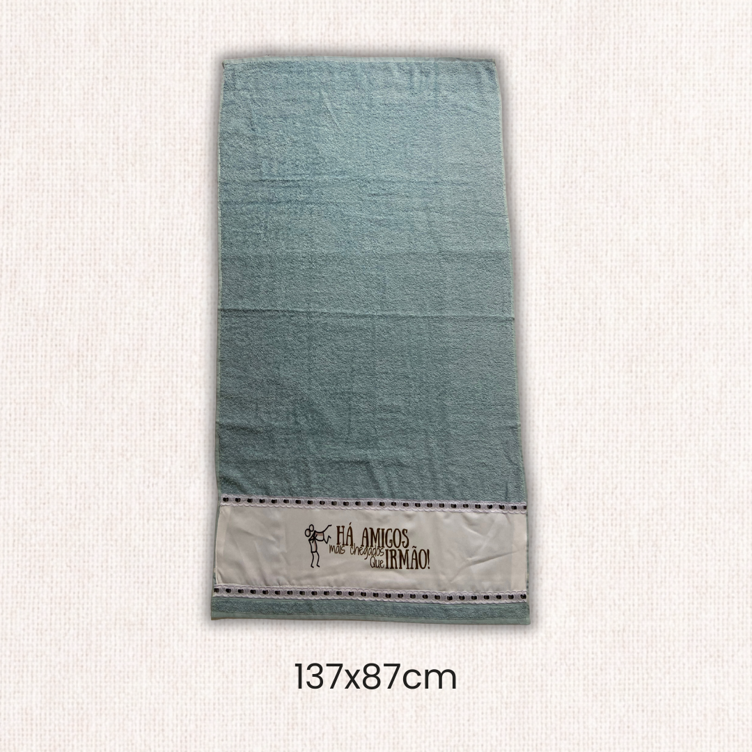 Toalha de Banho Personalizada com Estampa Digital