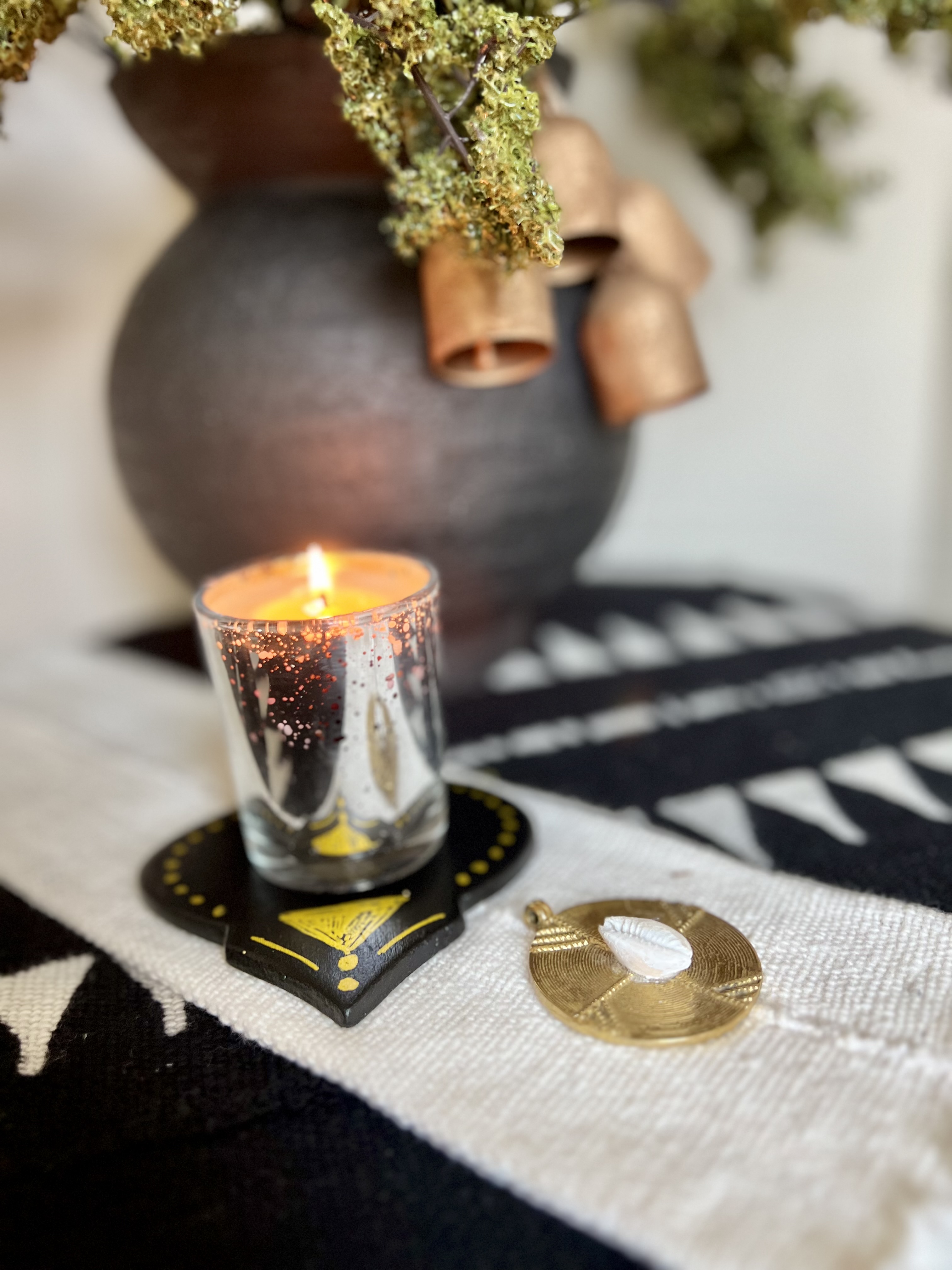 "Azizah" Ornament and Coaster