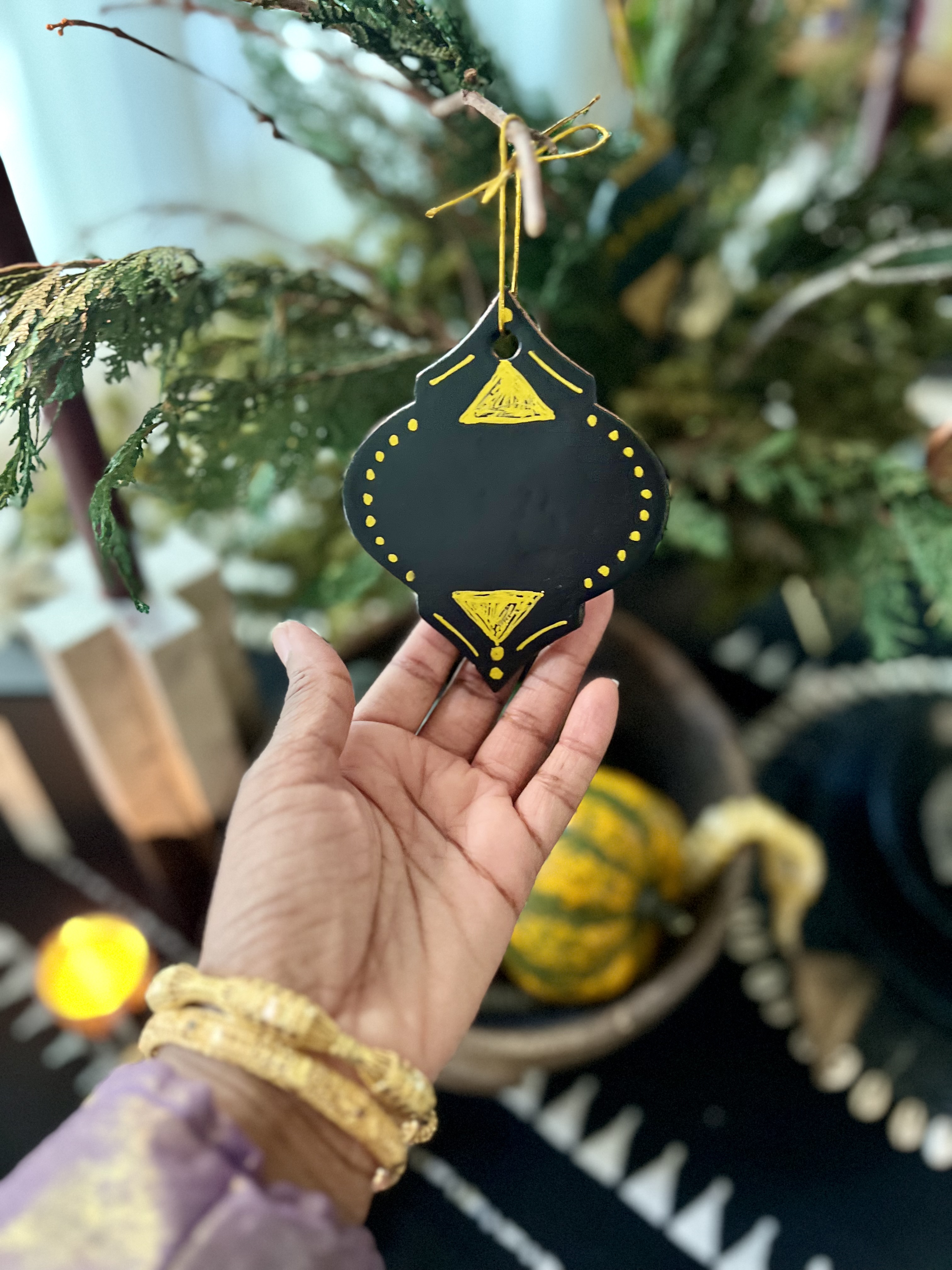 "Azizah" Ornament and Coaster