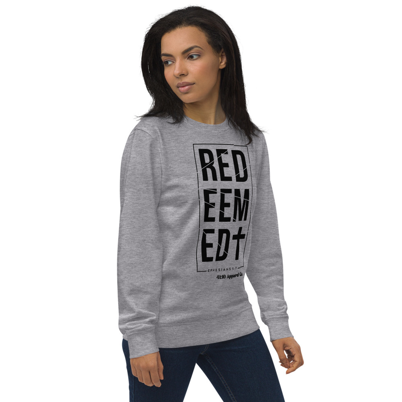 Redeemed Unisex organic sweatshirt