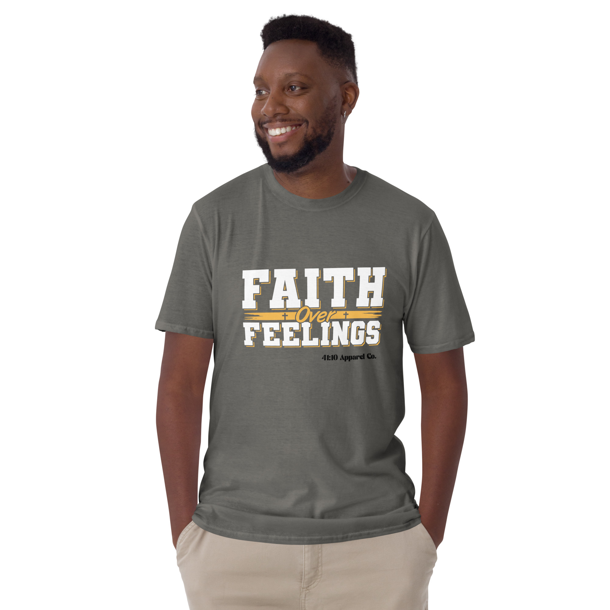 Faith over Feelings Short-Sleeve Unisex T-Shirt