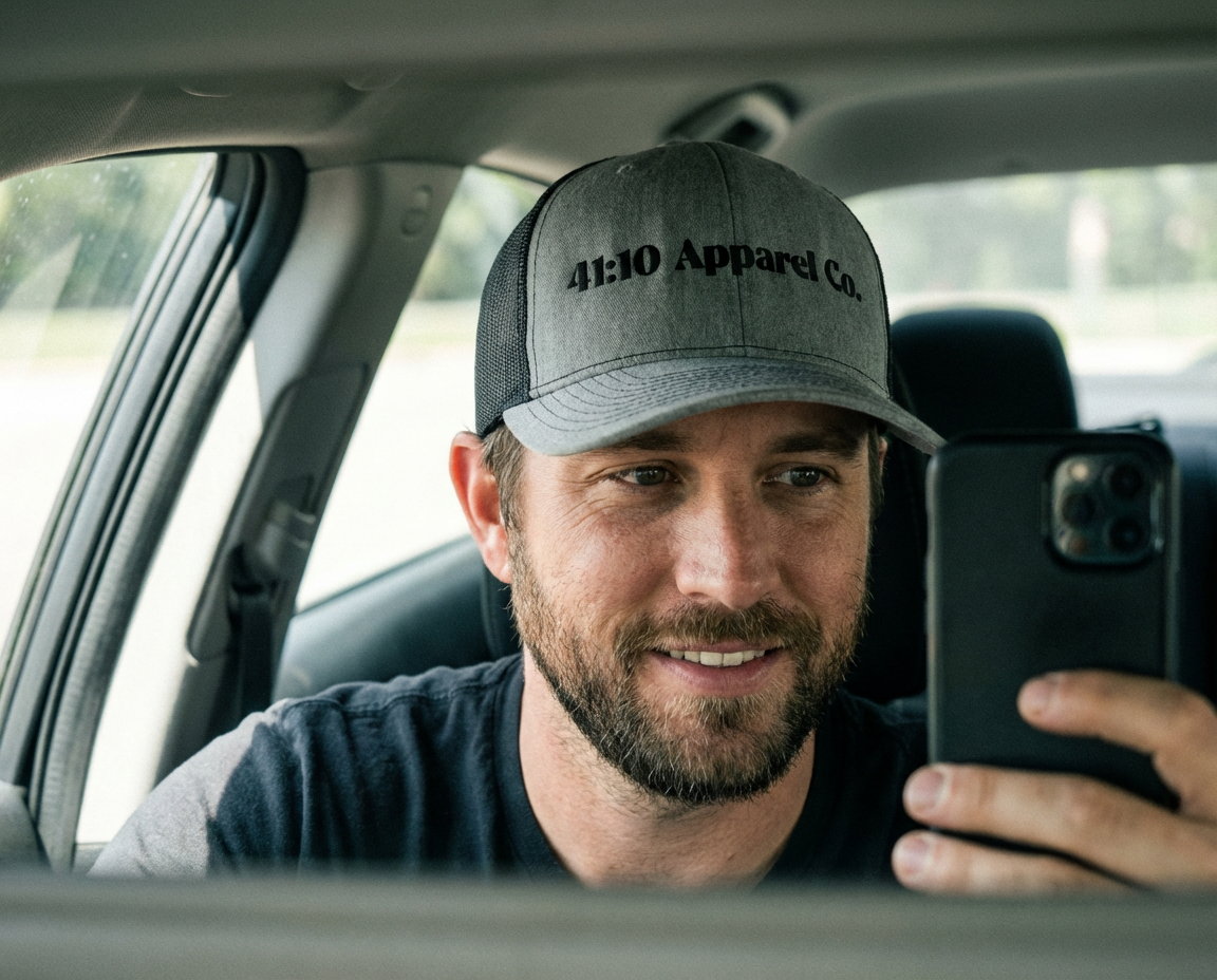 4110 Apparel Logo Trucker Cap