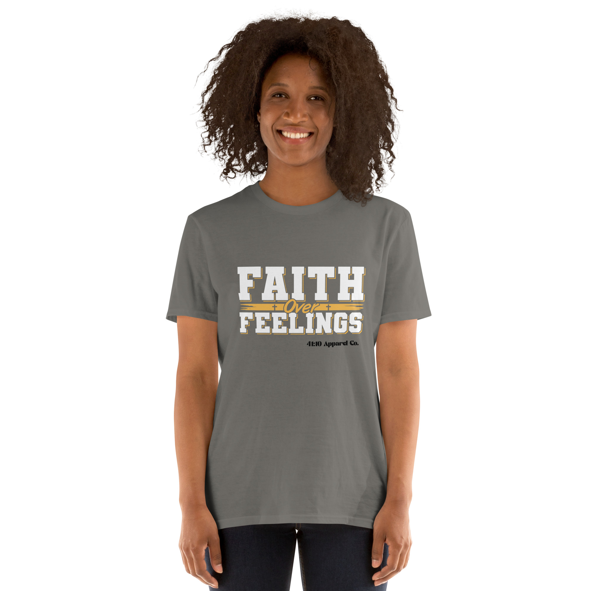 Faith over Feelings Short-Sleeve Unisex T-Shirt