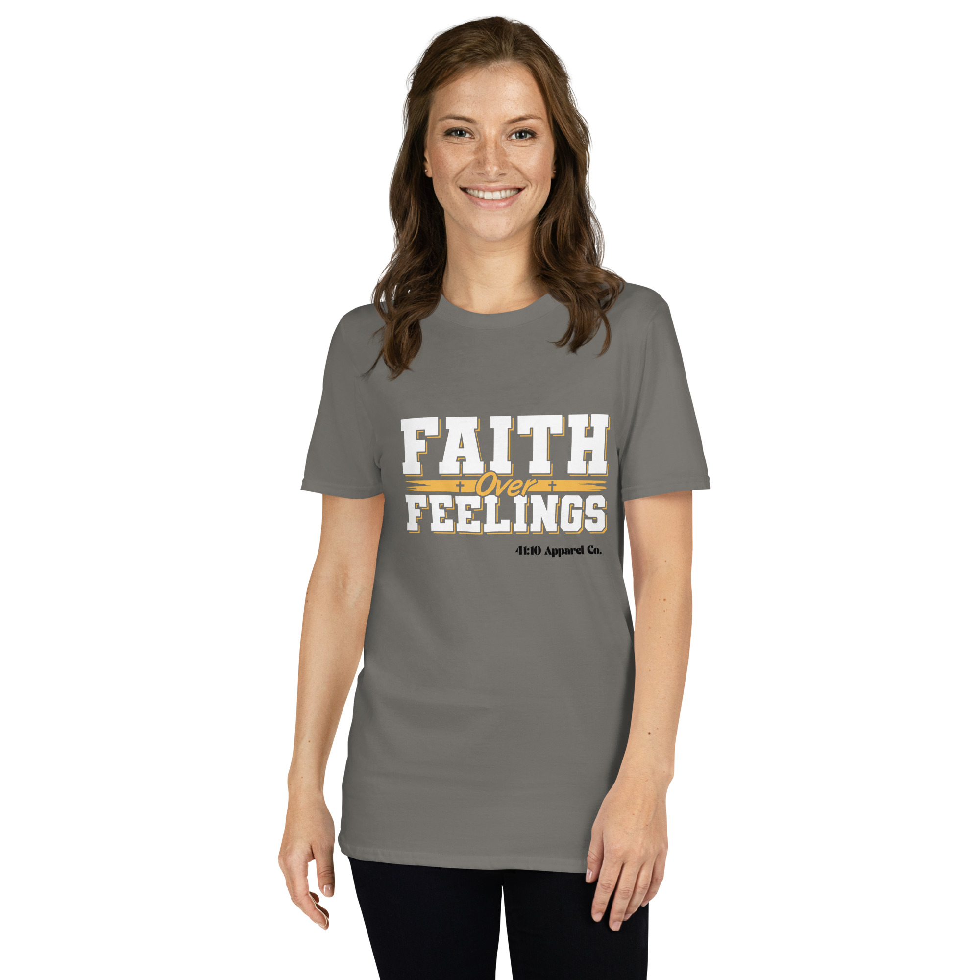 Faith over Feelings Short-Sleeve Unisex T-Shirt