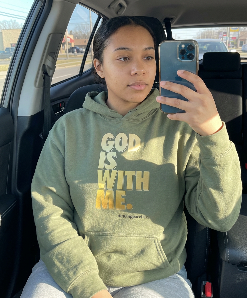 God Is With Me Unisex Hoodie