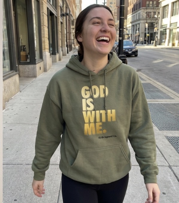 God Is With Me Unisex Hoodie
