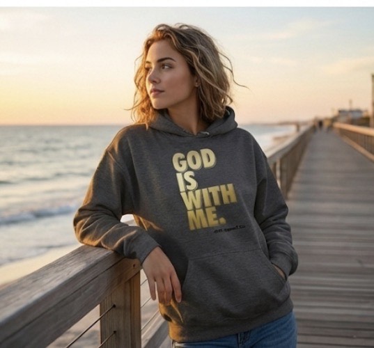 God Is With Me Unisex Hoodie