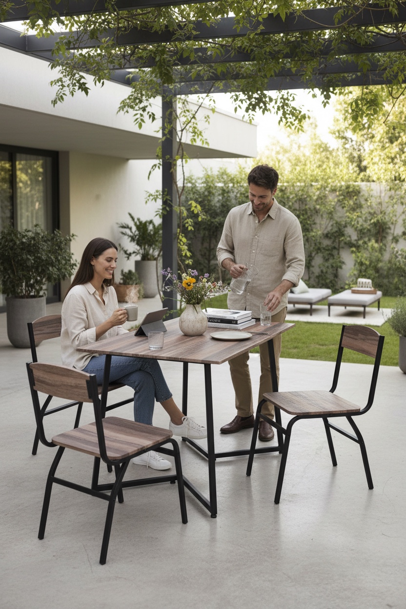 Desayunador Malbec para 4 personas