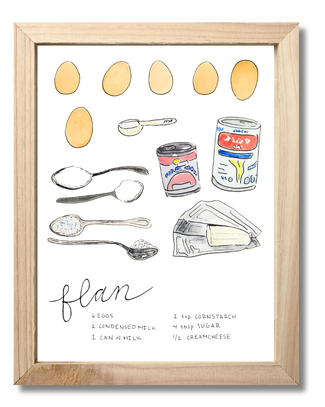 Custom Family Recipe Print