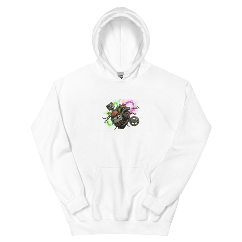 White Graphic Hoodie