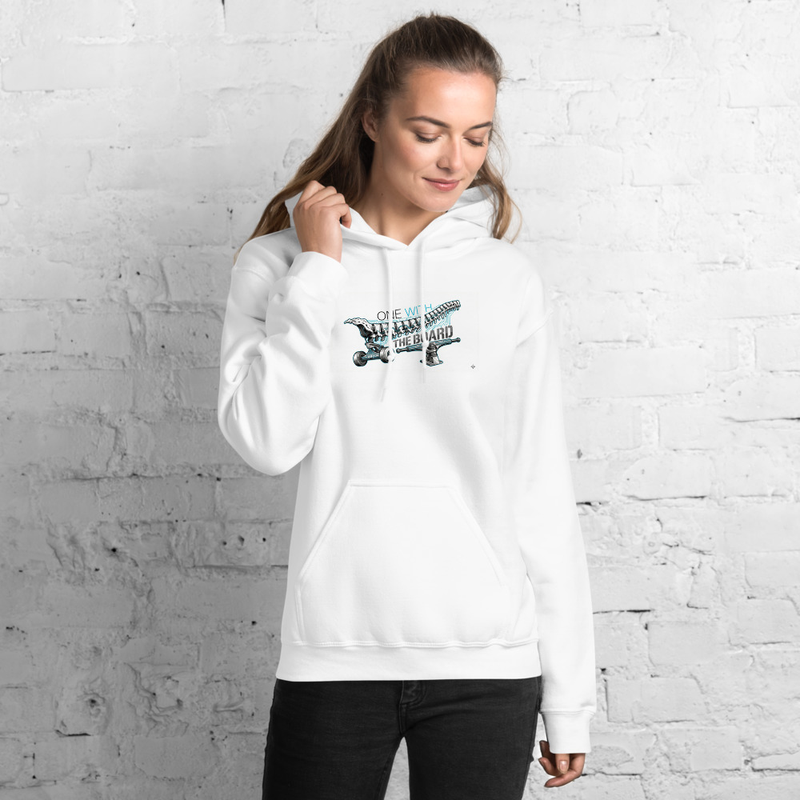 White Graphic Hoodie