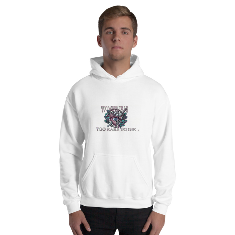 White Graphic Hoodie