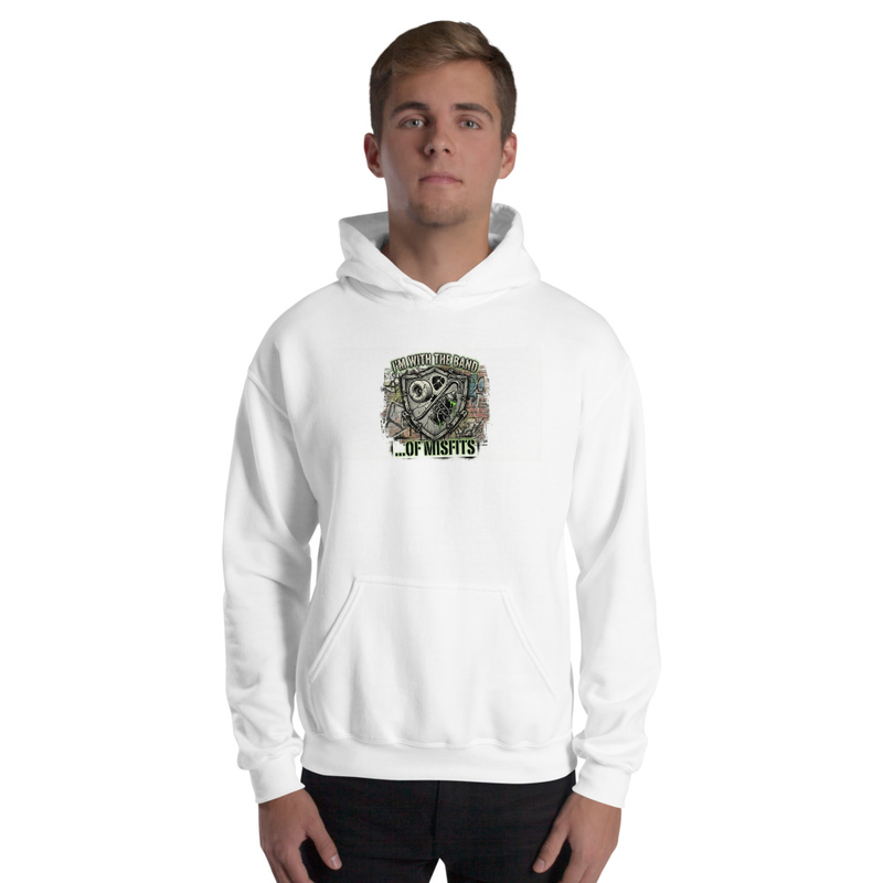 White 'League of Misfits' Hoodie