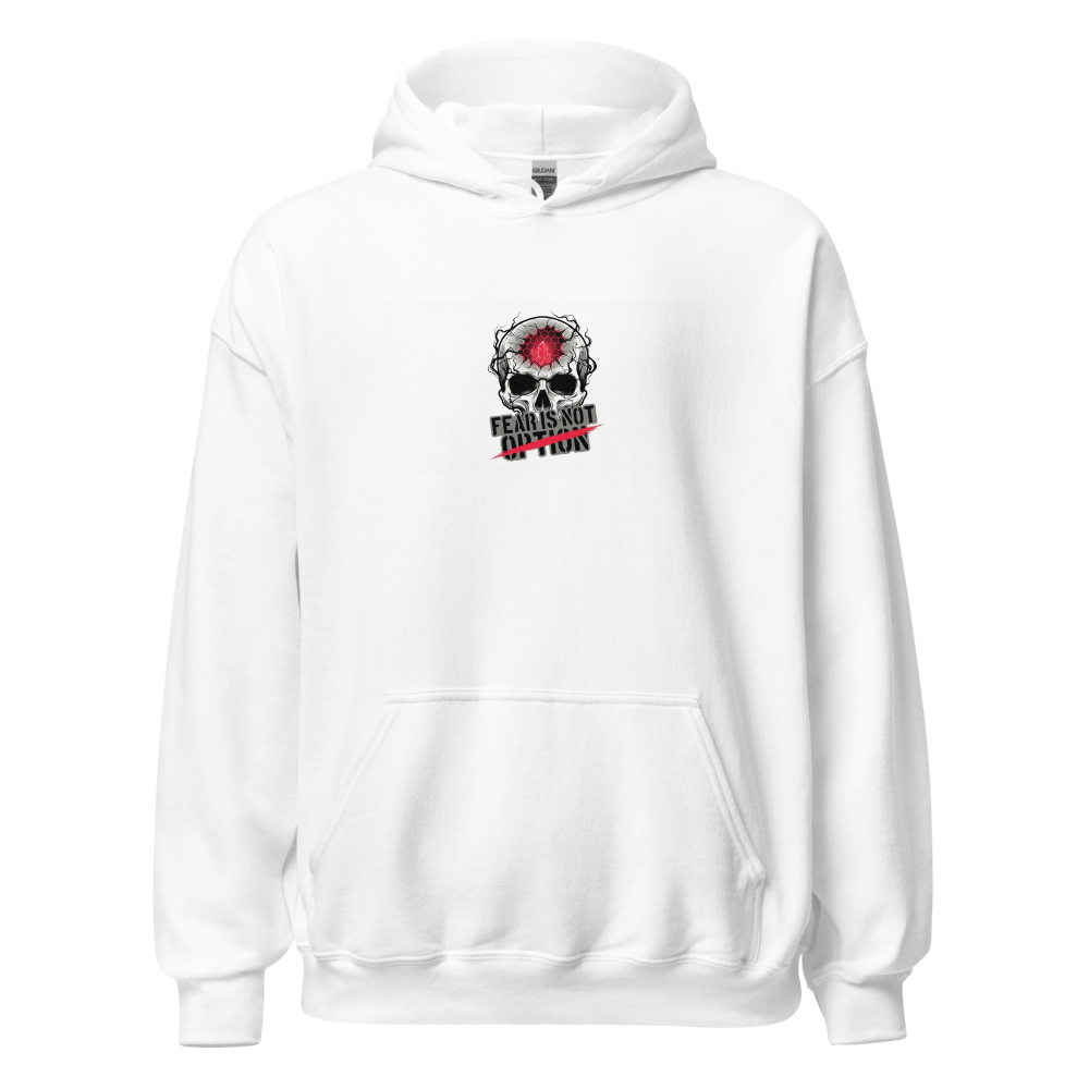 White Skull Graphic Hoodie
