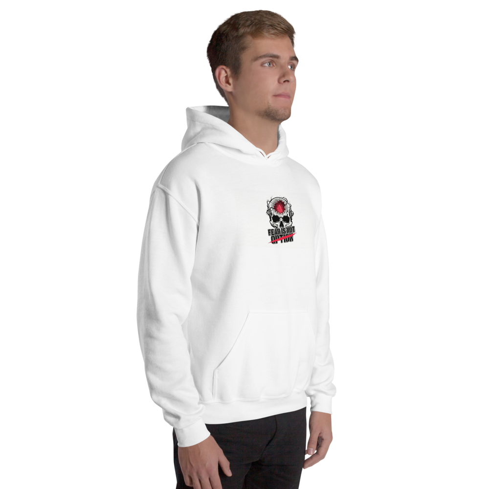 White Skull Graphic Hoodie