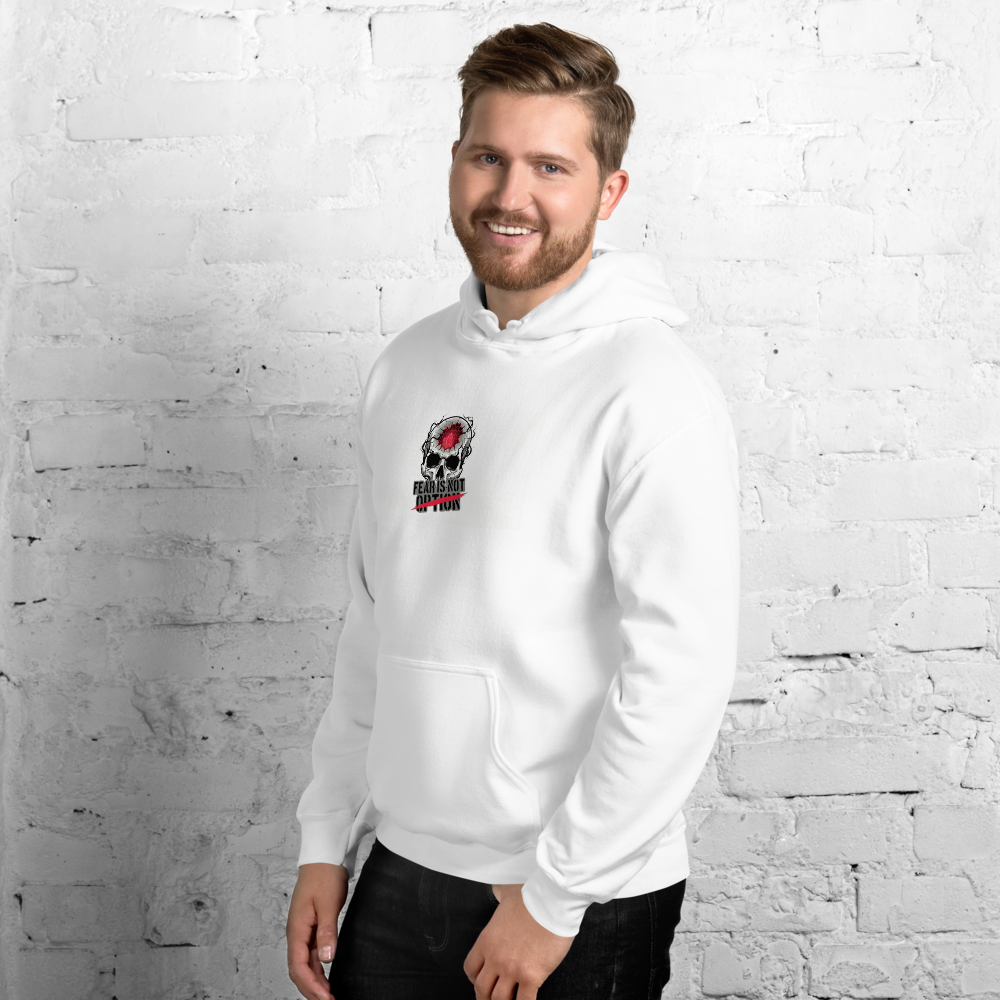 White Skull Graphic Hoodie