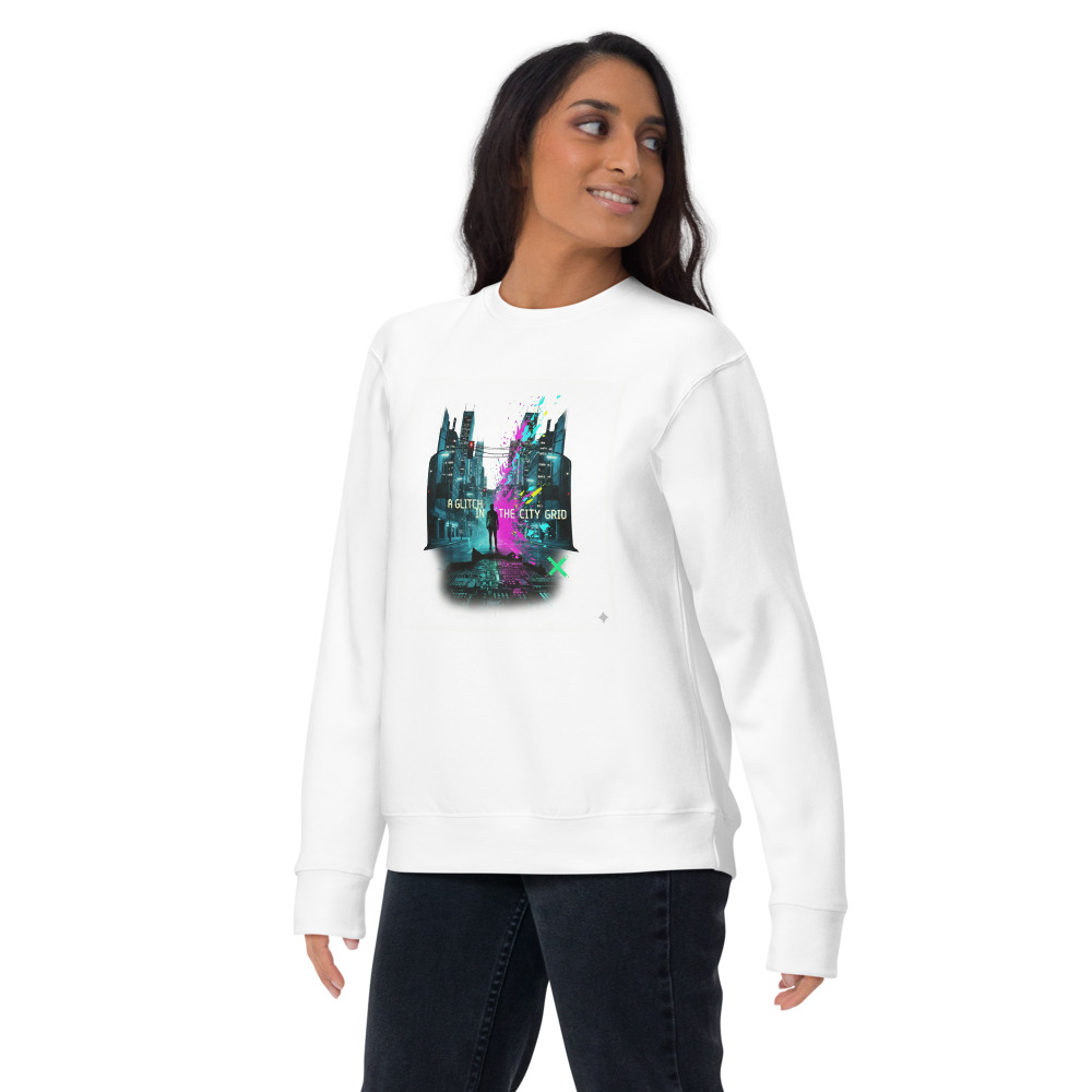 Urban Cityscape Print Sweatshirt