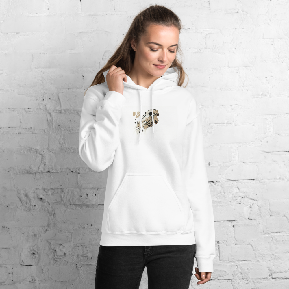White Unisex Graphic Hoodie