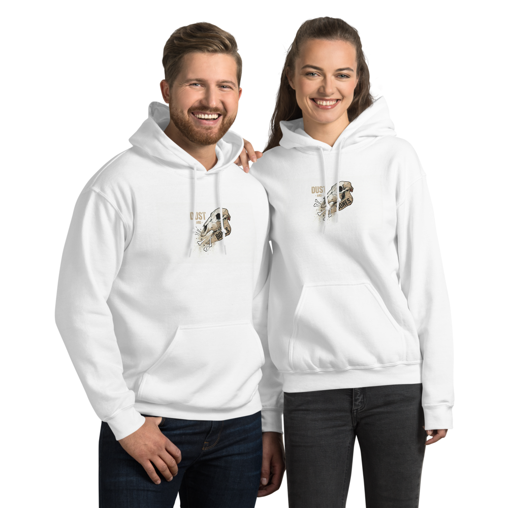 White Unisex Graphic Hoodie