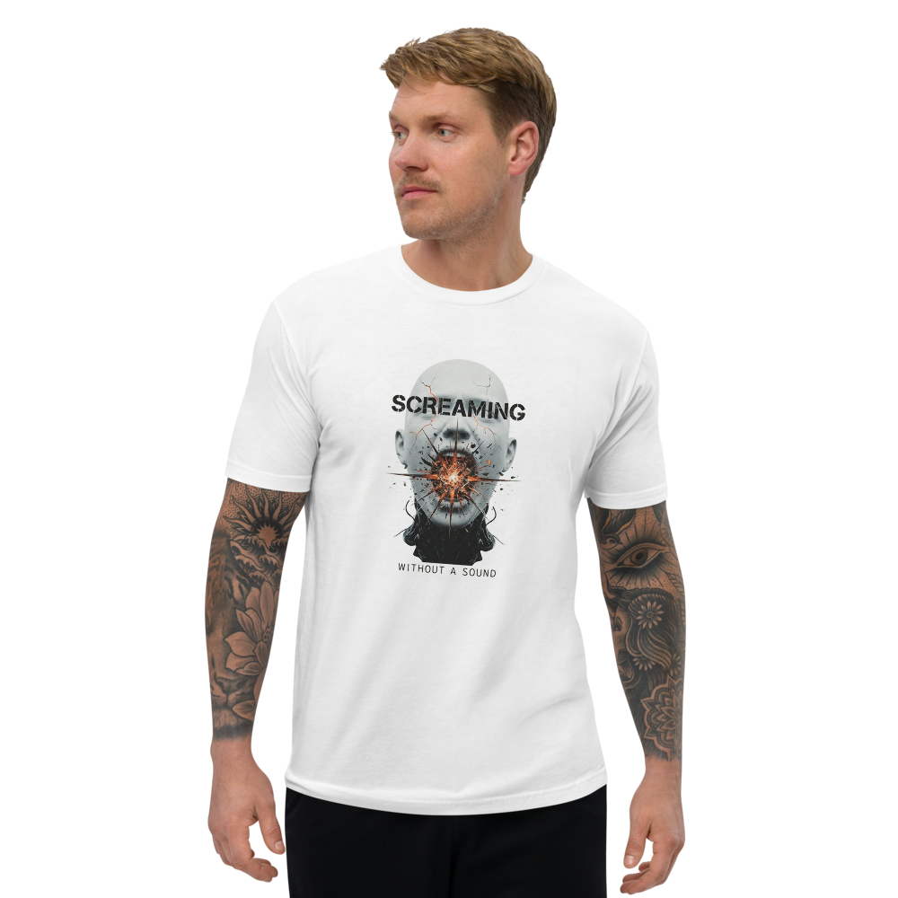Screaming Without A Sound Graphic T-Shirt