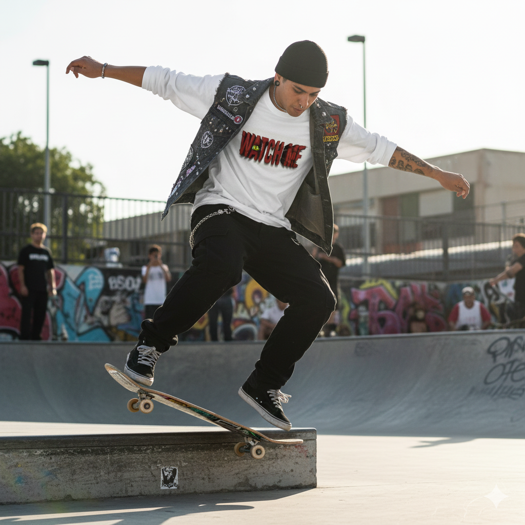 Watch Me Graphic Skate T-shirt