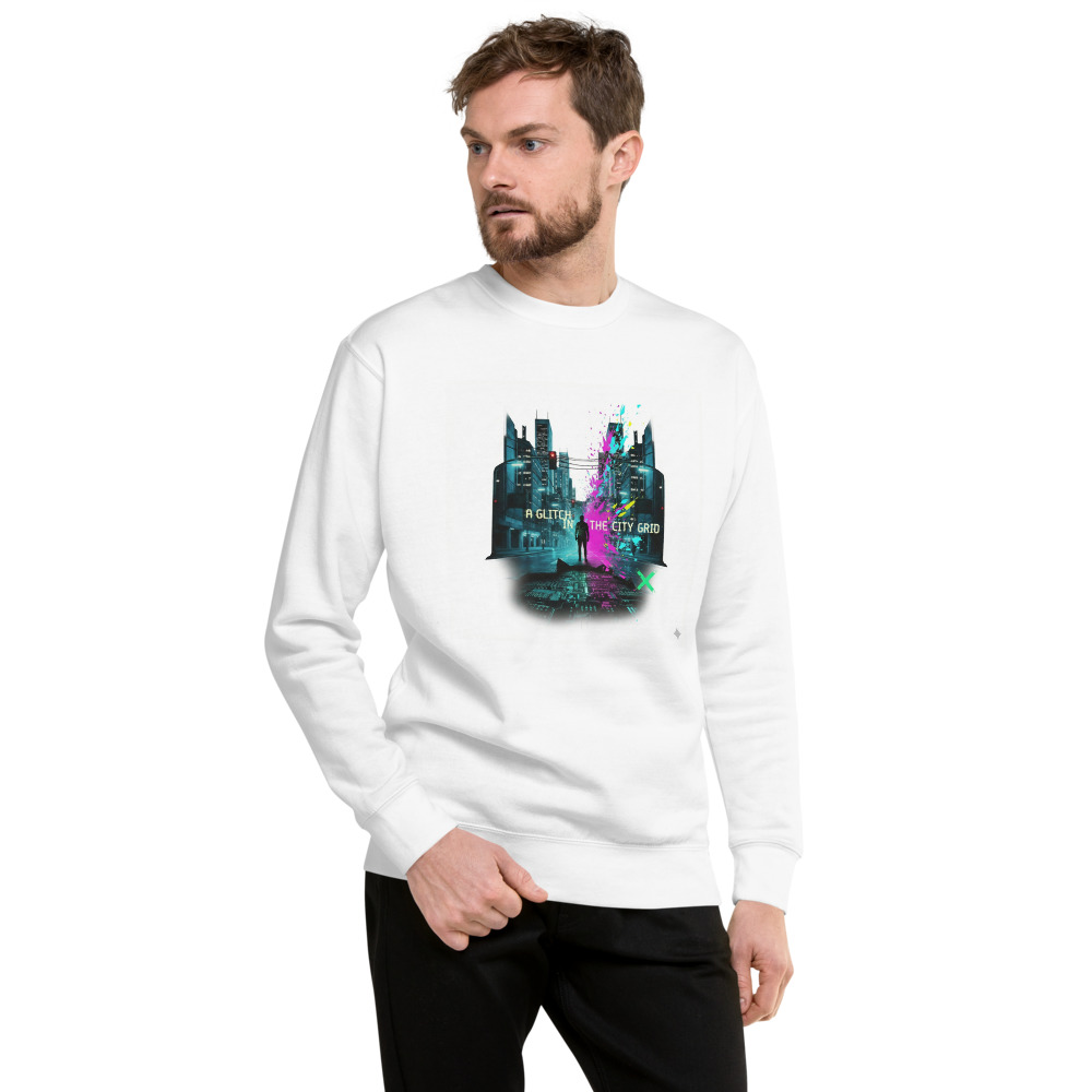 Urban Cityscape Print Sweatshirt