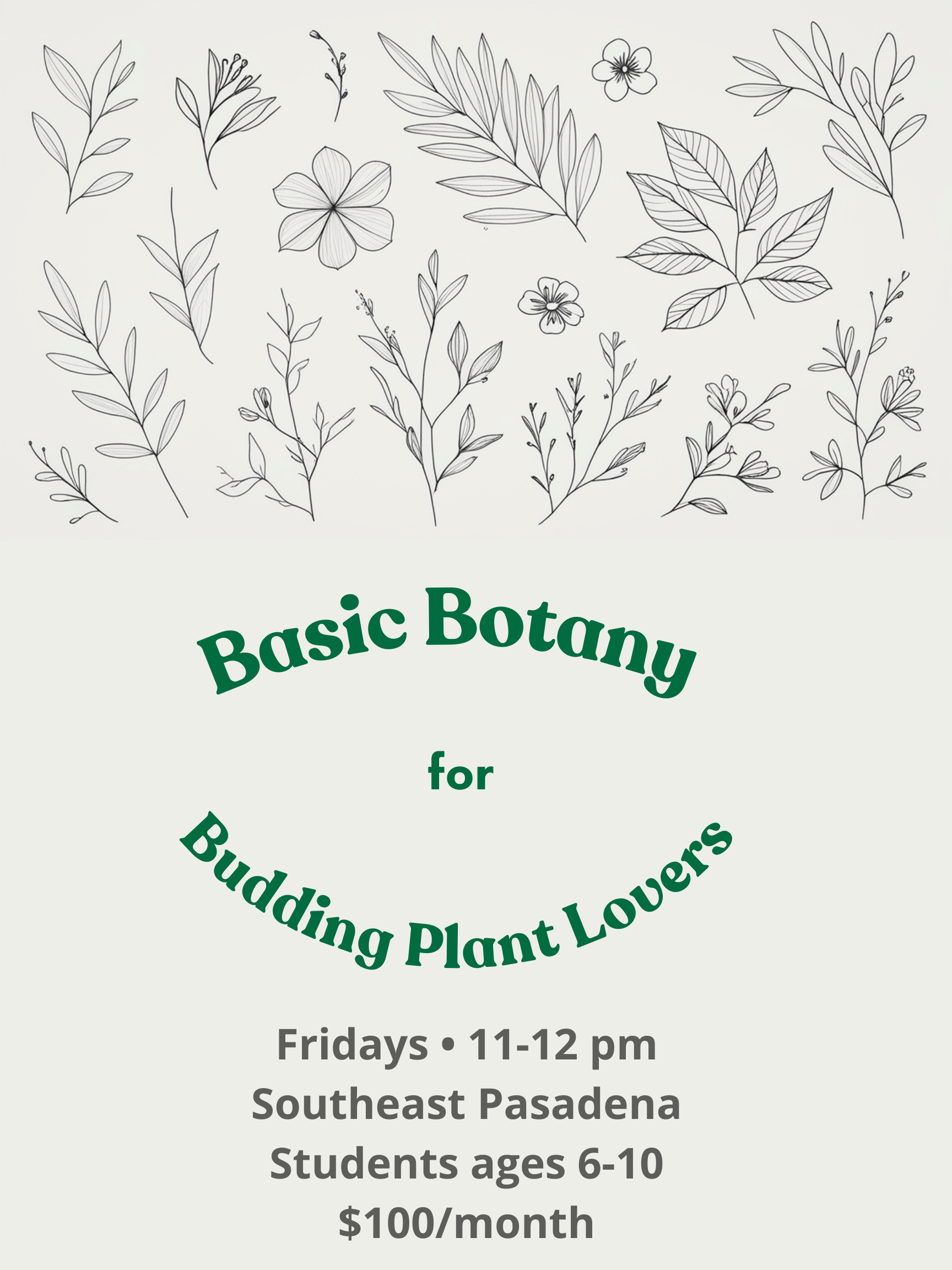 Basic Botany for Budding Plant Lovers - May