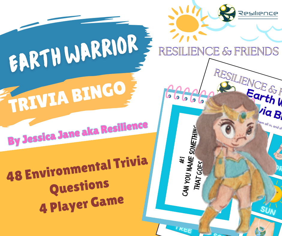 Resilience & Friends – Trivia Bingo Game (Game + Cards)