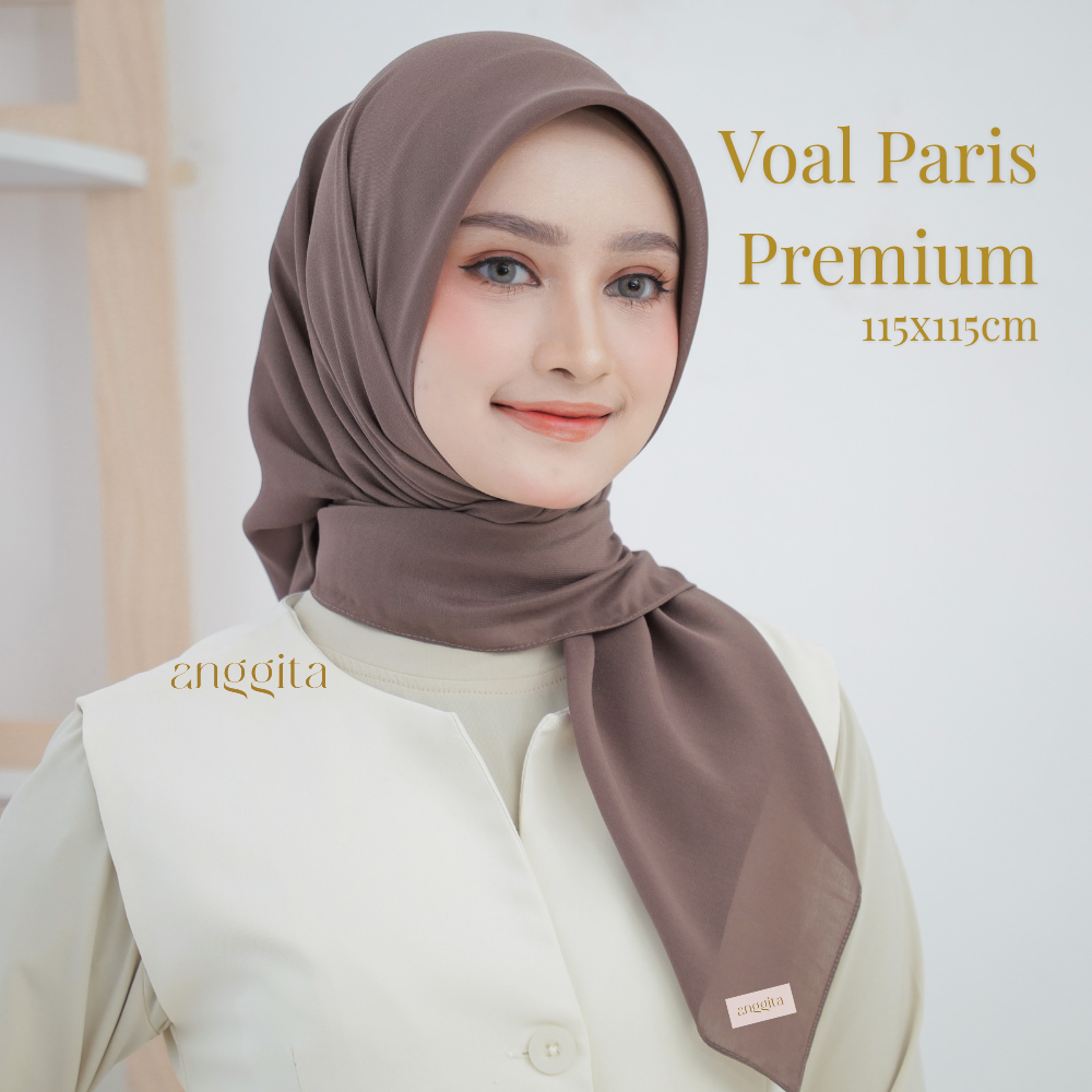 Hijab Voal Paris Premium Segiempat - V2
