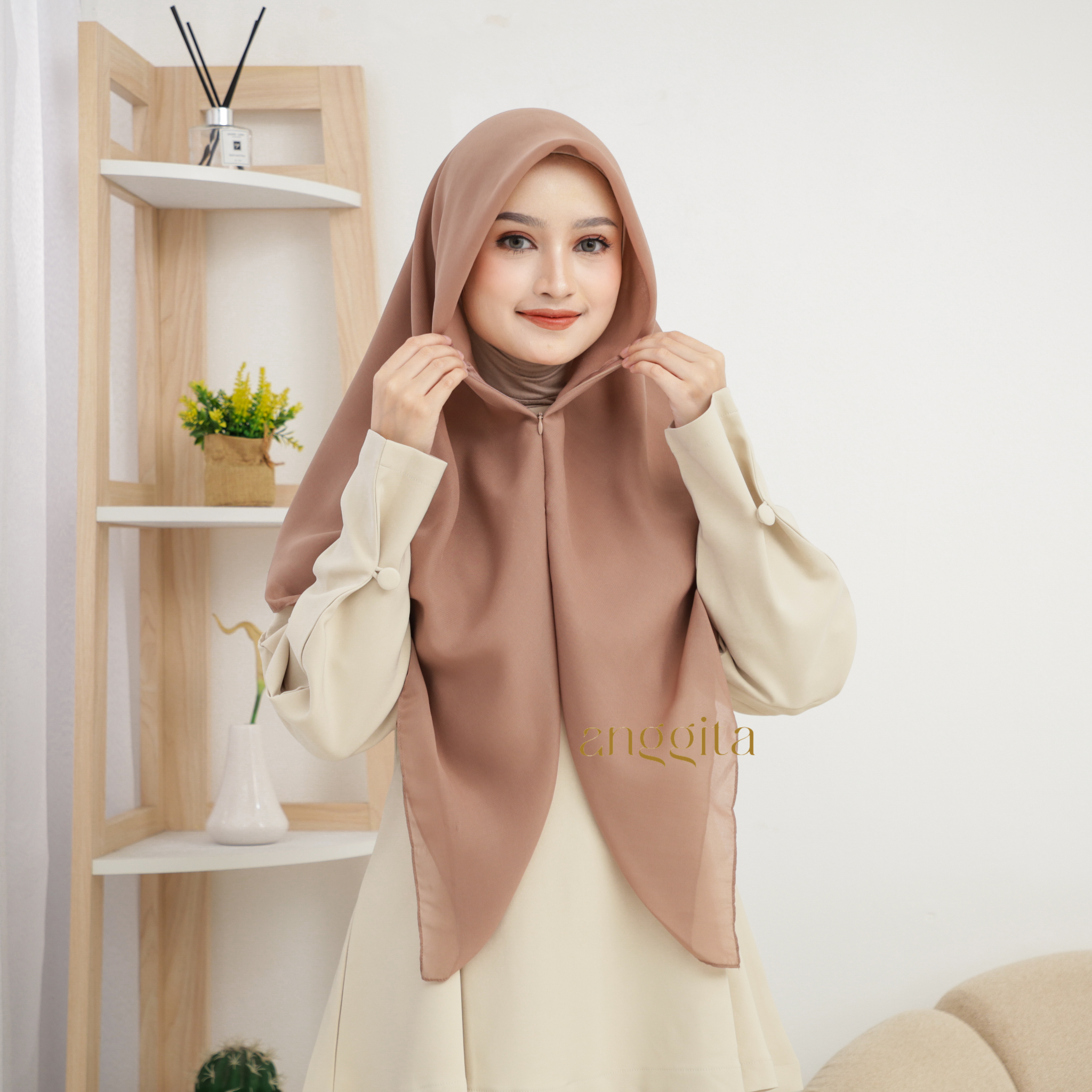 Zaara Hijab Zipper Instan