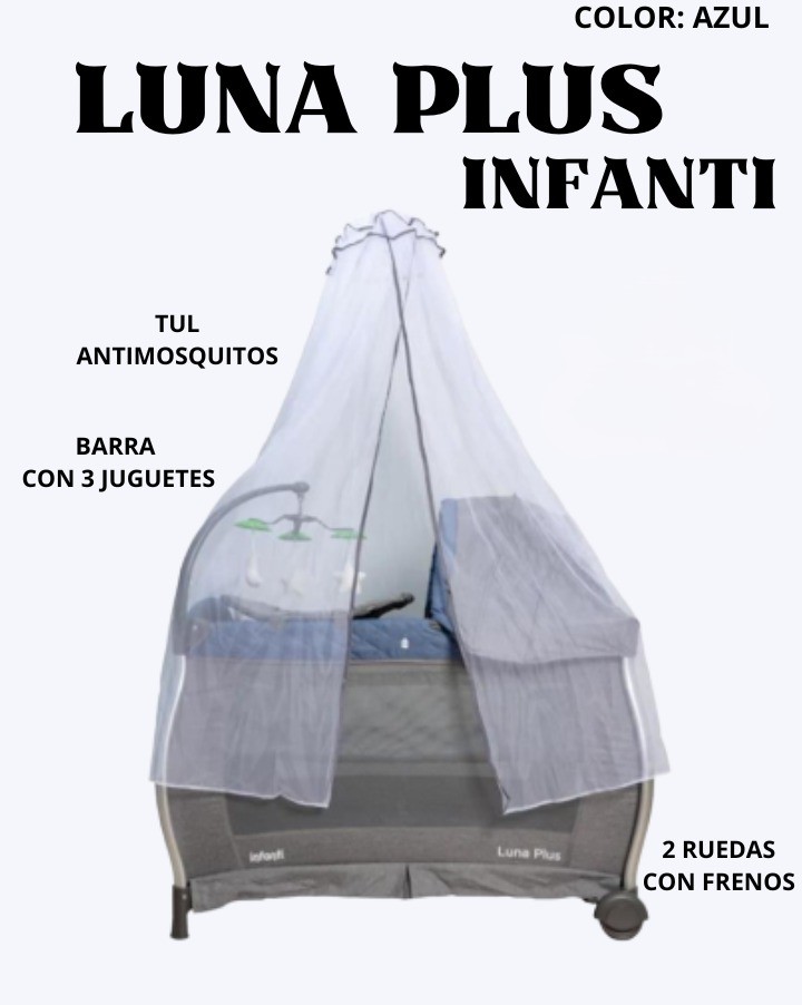Cuna Bebé Playard Luna Plus Infanti