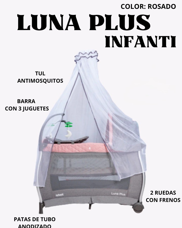 Cuna Bebé Playard Luna Plus Infanti
