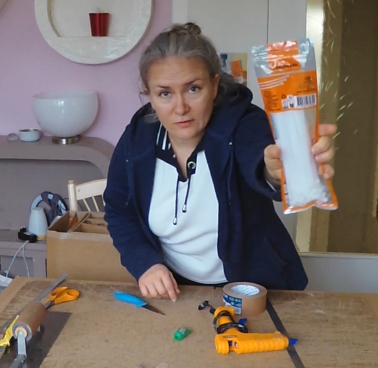 Pouf de rangement organisateur