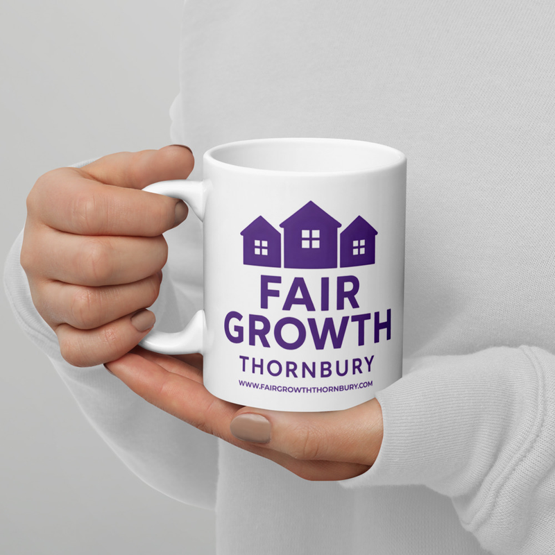 Fair Growth Thornbury White Ceramic Glossy Mug