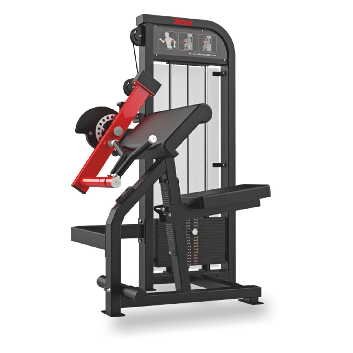 RHINO-723-PLUS BICEPS TRICEPS