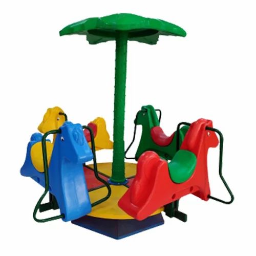 Horse Merry Go Round With Umbrella