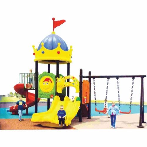 Castle Swing Set Play Yard